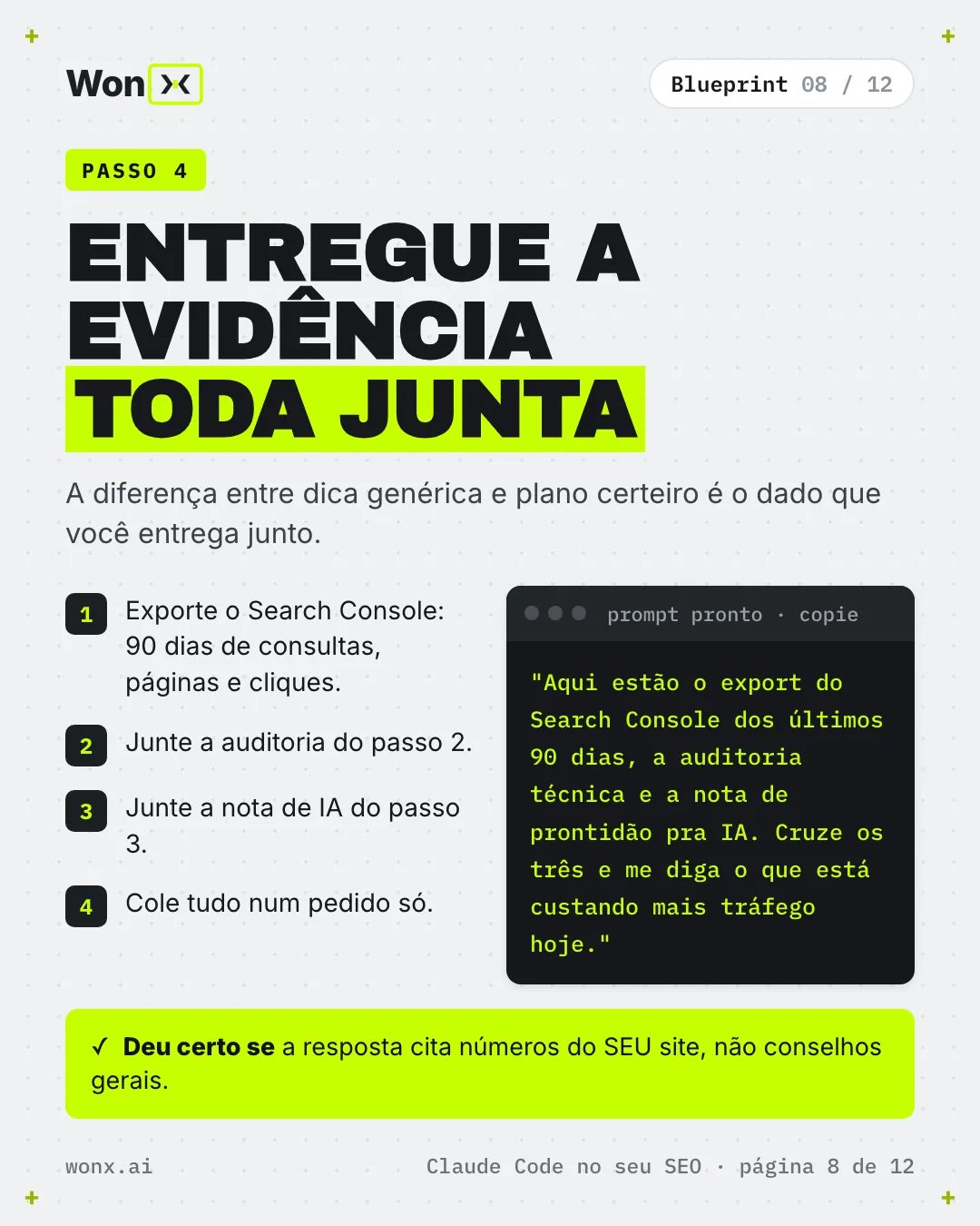 Página 8 de 12: É assim que o Claude Code otimiza o seu SEO de graça