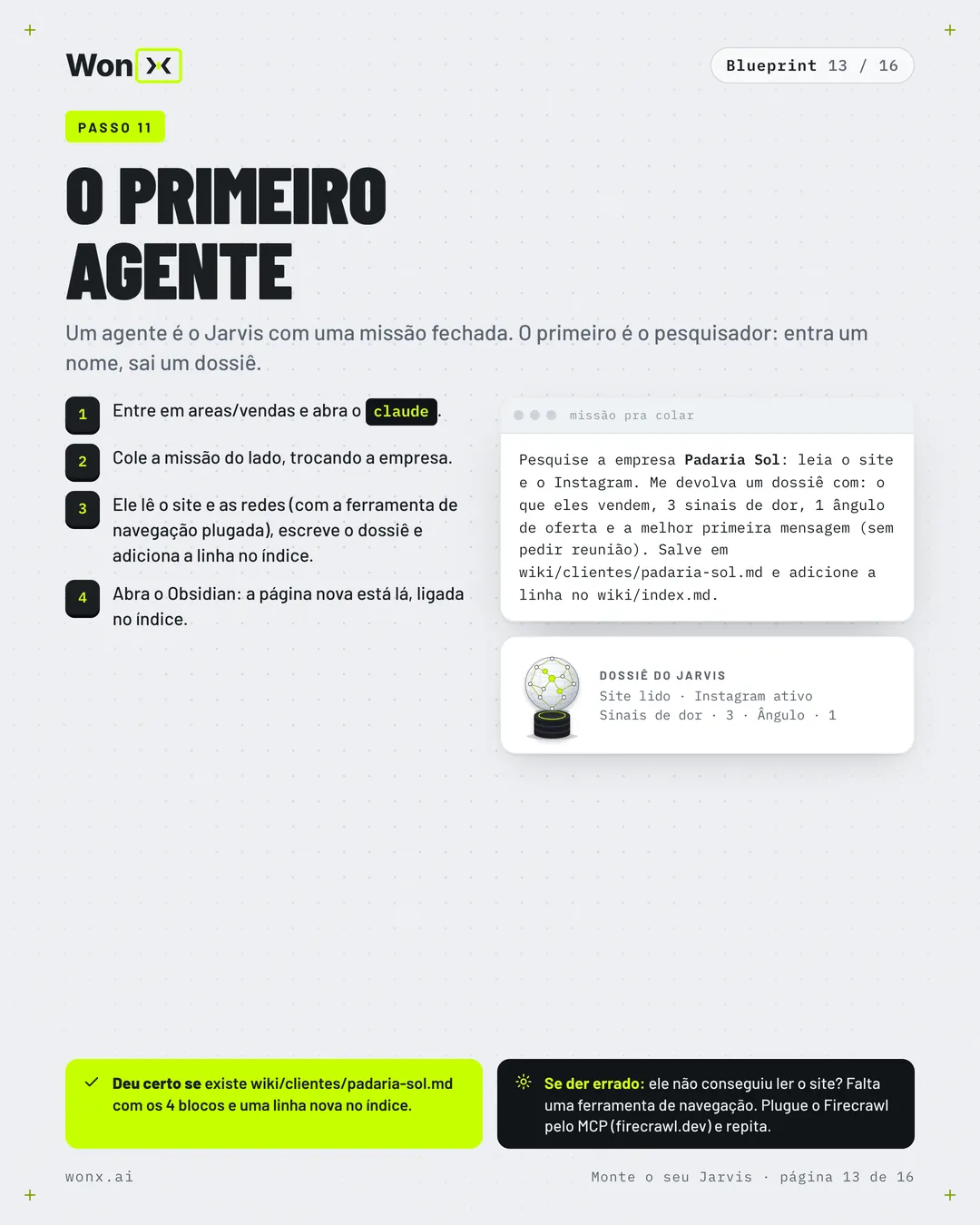 Página 13 de 16: Monte o seu Jarvis: o passo a passo em 16 páginas